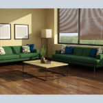 Los Angeles Wood Shades with Natural Glass Cloth