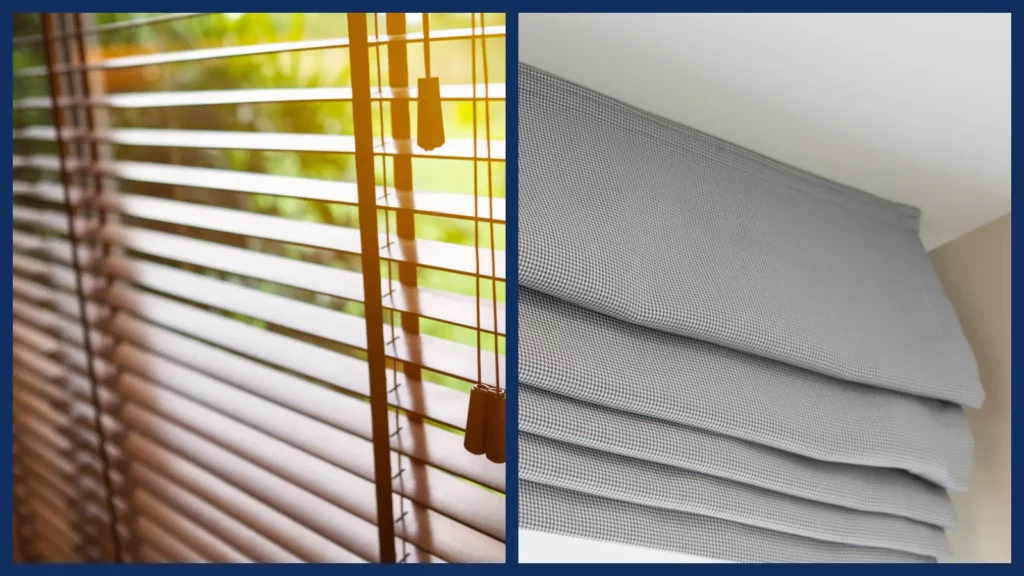 Roman shades vs, blinds